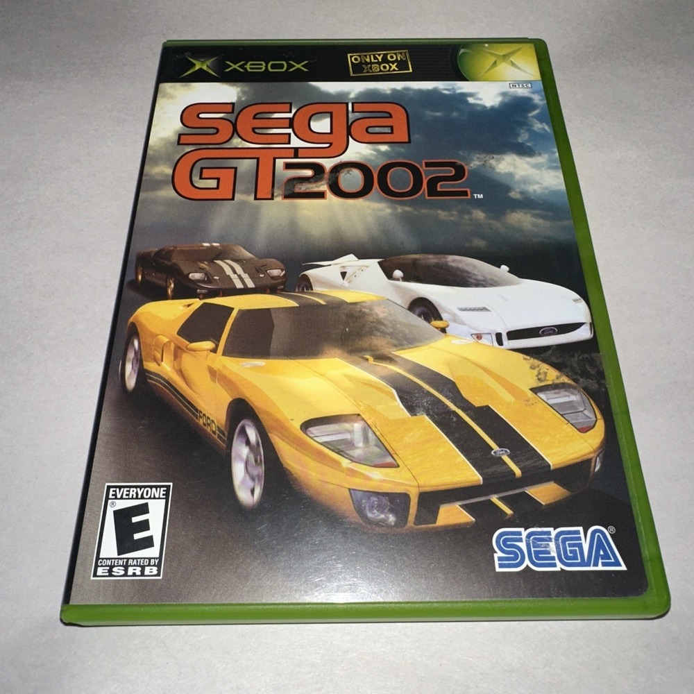Sega GT 2002 (Xbox) Complete CIB W/ Manual Near Mint Disc Excellent Condition